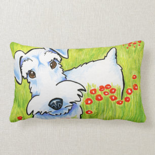 Coussin Rectangle Schnauzer pur