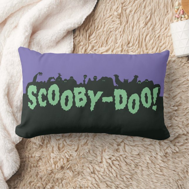 Coussin Rectangle Scooby-Doo ! Logo Monster Silhouette (Couverture)