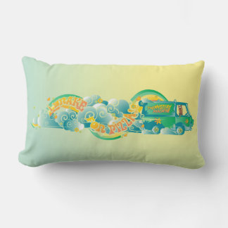 Coussin Rectangle Scooby-Doo | Mystery Machine "I Brake For Pizza"