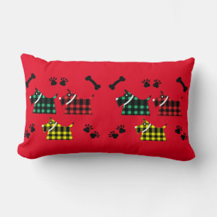 Coussin Rectangle Scotty Terrier Chiens Cute Funny Terriers Race The