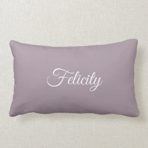 Coussin Rectangle Script De Nom Personnalisé Lettre Initiale F Él