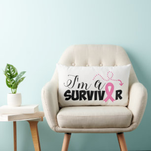 Coussin Rectangle Sensibilisation au cancer du sein