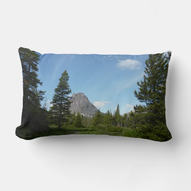 Coussin Rectangle Sentier d'Aster Park dans le parc national de Glac (Recto)