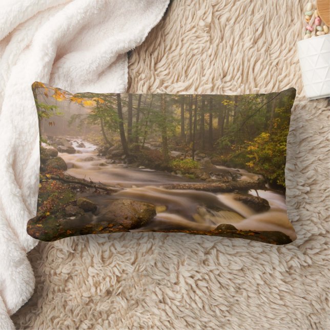 Coussin Rectangle Sentier des Appalaches ruisselant | Vermont (Couverture)