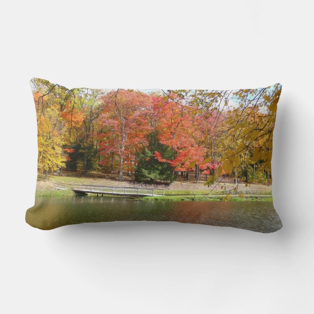 Coussin Rectangle Sept Ponts de la Chute de Seven Springs III Paysag (Recto)