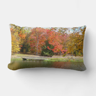 Coussin Rectangle Sept sources Pont d'automne III Paysage d'automne