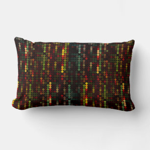 Coussin Rectangle Séquence de style disco coloré amusant Imprimer