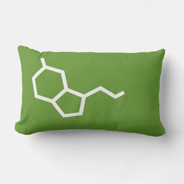 Coussin Rectangle Sérotonine - Dopamine - amour et bonheur (Recto)