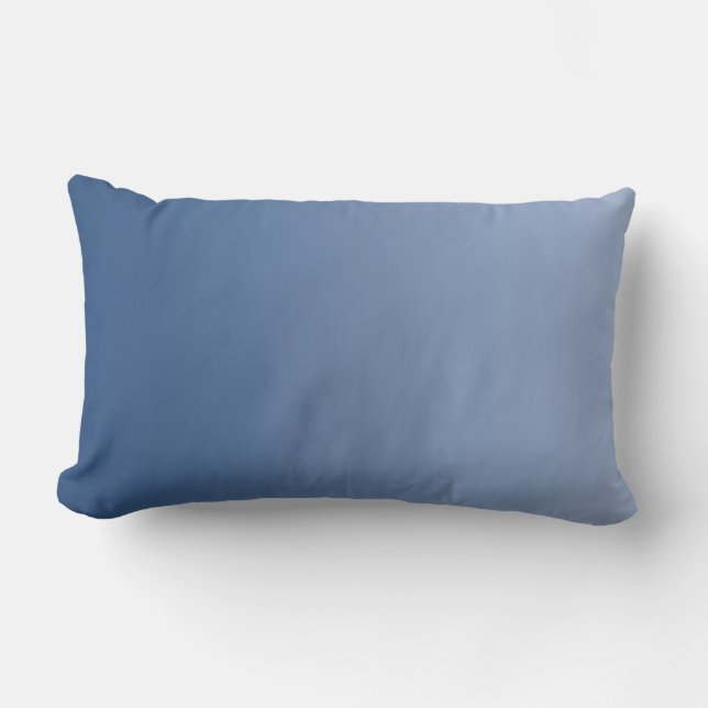 Coussin Rectangle SEULEMENT dégradés de COULEUR - bleu + rouge amour (Recto)