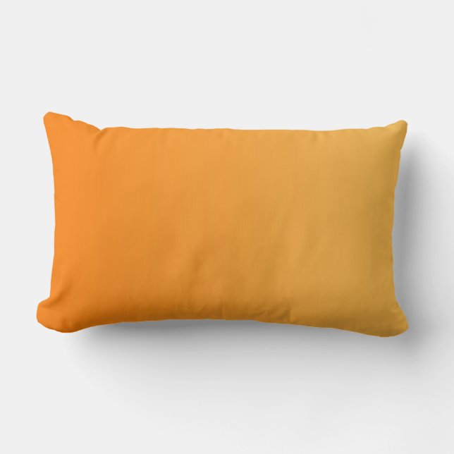 Coussin Rectangle SEULEMENT dégradés de COULEUR - orange + violet (Recto)