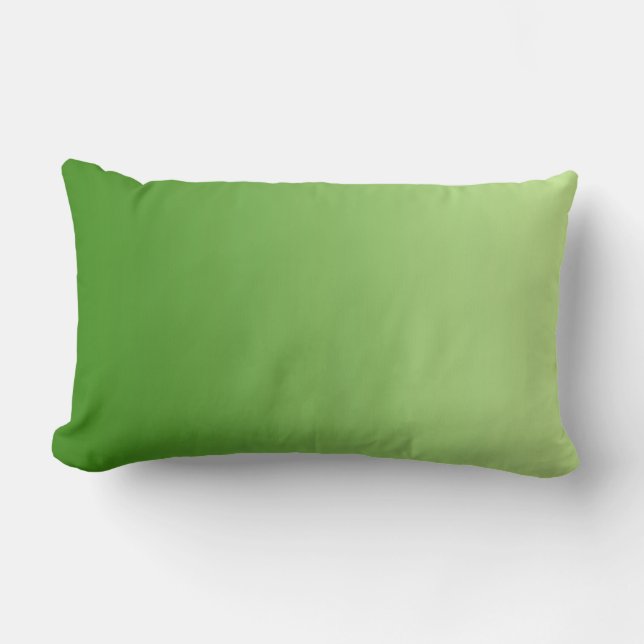Coussin Rectangle SEULEMENT dégradés de COULEUR - vert (Recto)