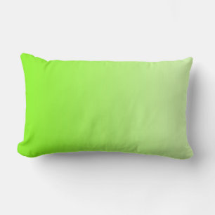 Coussin Rectangle SEULEMENT gradients de COULEUR - vert de néon