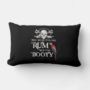 Coussin Rectangle Seulement IciRhum Et Booty Pirate & Parrot Pira