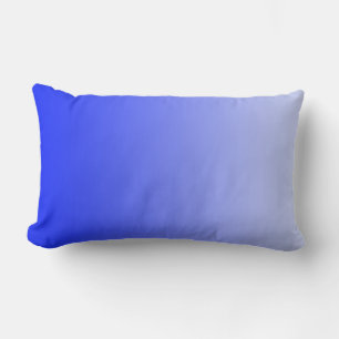 Coussin Rectangle SEULS dégradés de COULEUR - bleu royal