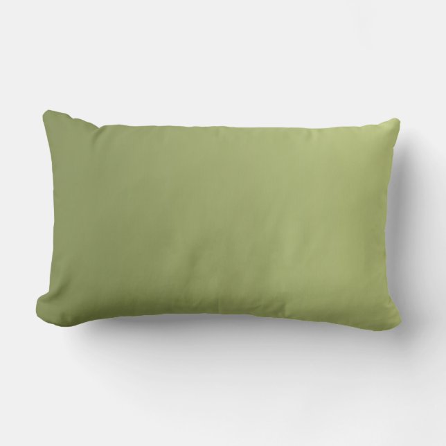 Coussin Rectangle SEULS gradients de COULEUR - vert olive (Recto)