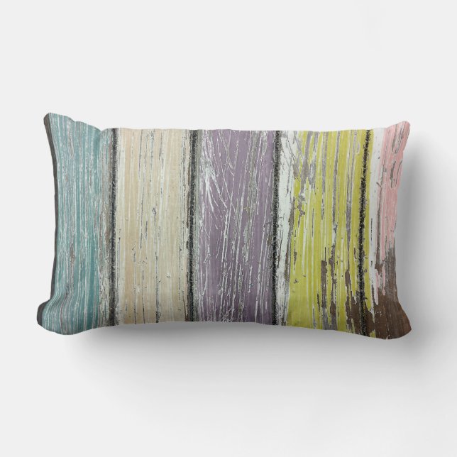 Coussin Rectangle Shabby Chic Wood (Recto)