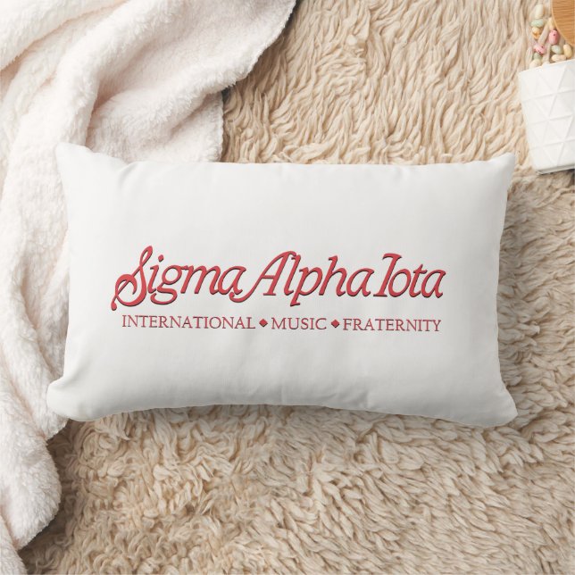 Coussin Rectangle Sigma Alpha Iota Fraternité Internationale de Musi (Couverture)