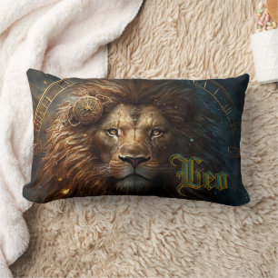 Coussin Rectangle Signe du zodiaque Lion