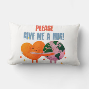 Coussin Rectangle S'il vous plaît, donnez-moi un câlin ! T-shirt enf