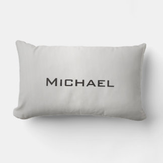 Coussin Rectangle Silver Gris moderne tendance Professional