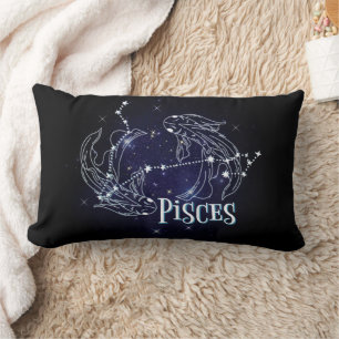 Coussin Rectangle SIM A Pisces Zodiac.SIGNE Zodiaque À La Mode Pisce
