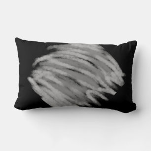 Coussin Rectangle Simple logo personnalisé élégant minimaliste ici e