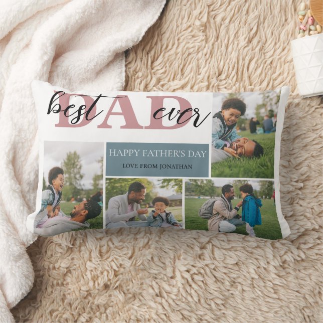 Coussin Rectangle Simple Meilleur papa Jamais Fête des pères Papa 4  (Couverture)