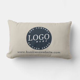 Coussin Rectangle Site Web du logo d'entreprise moderne personnalisé