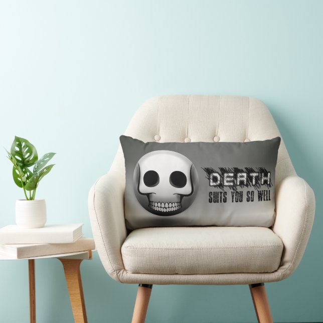 Coussin Rectangle Skullmoji (Chaise)