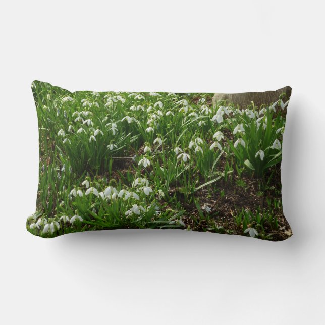 Coussin Rectangle Snowdrops (Recto)