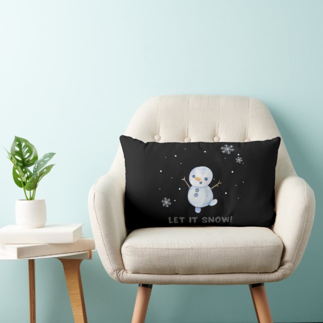 Coussin Rectangle Snowman (Chaise)