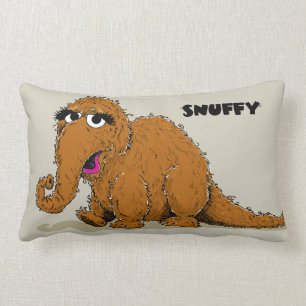 Coussin Rectangle Snuffleupagus vintage