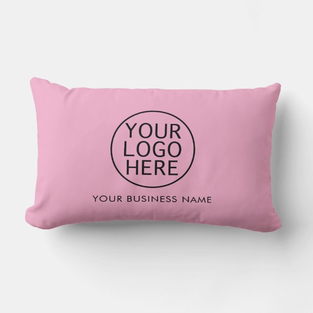 Coussin Rectangle Société de logo d'entreprise moderne nom personnal (Recto)