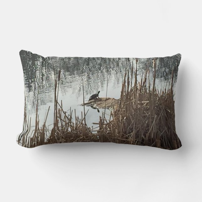 Coussin Rectangle Solstice d'hiver (Recto)