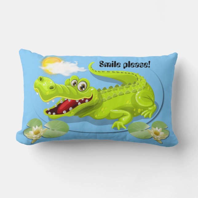 Coussin Rectangle Souriez ! (Recto)
