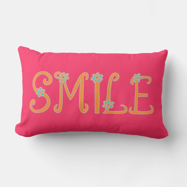 Coussin Rectangle Sourires de printemps (Recto)