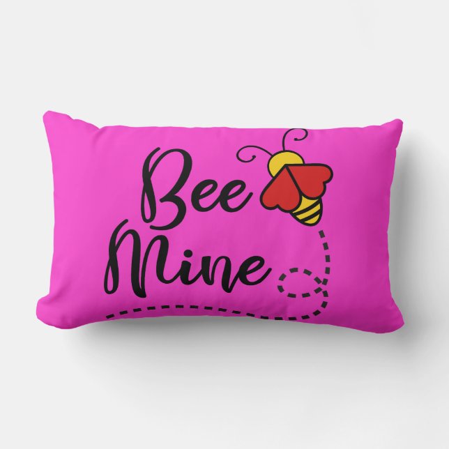 Coussin Rectangle Soyez mon amour Bee (Recto)
