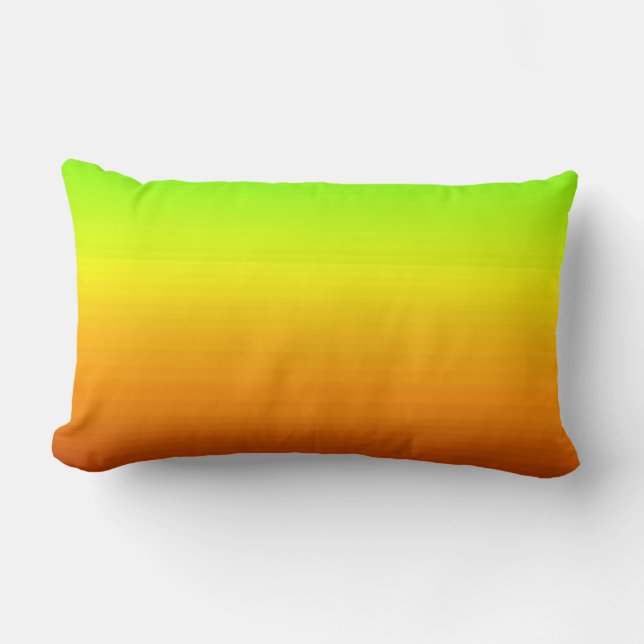 Coussin Rectangle Spectre des couleurs horizontales -3 (Recto)