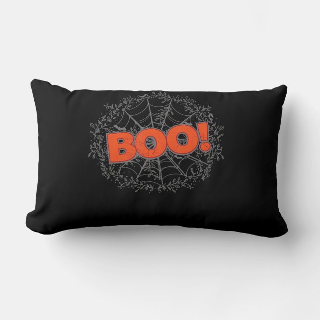 Coussin Rectangle Spider Web Boo Venin Idea (Recto)