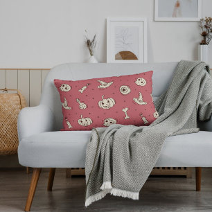 Coussin Rectangle Spiritueux & Skeletons Halloween Jeu d'oreiller