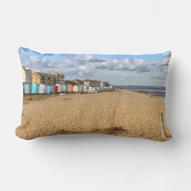 Coussin Rectangle Station balnéaire | Littlestone, Kent (Recto)