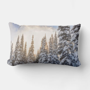 Coussin Rectangle Station de ski Crystal Mountain, près du mont Rain