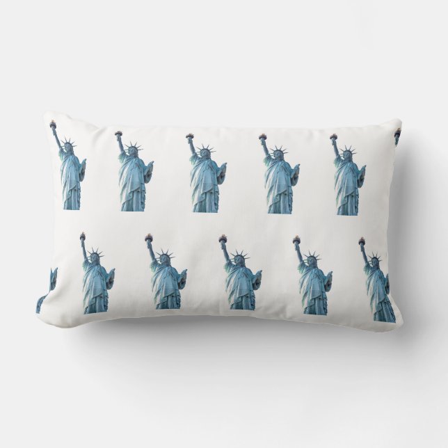 Coussin Rectangle Statue de la Liberté New York City (Recto)