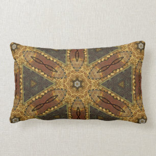 Coussin Rectangle Steampunk fleuri