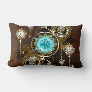 Coussin Rectangle Steampunk Rusty Background