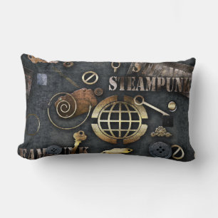 Coussin Rectangle Steampunk, scrapbooking