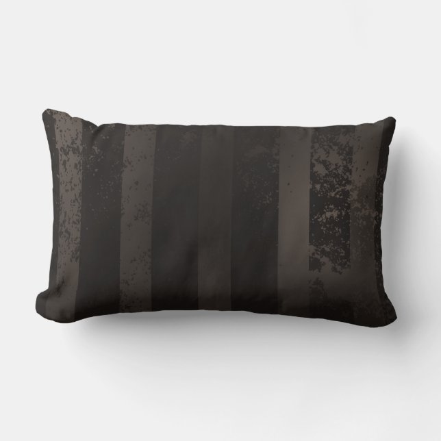 Coussin Rectangle Steampunk striped brown background (Recto)