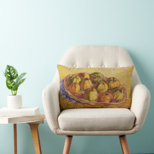 Coussin Rectangle Still Life, Panier de pommes de Vincent van Gogh