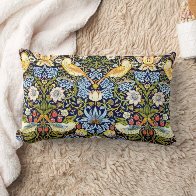 Coussin Rectangle Strawberry Thief, célèbre motif, (Couverture)