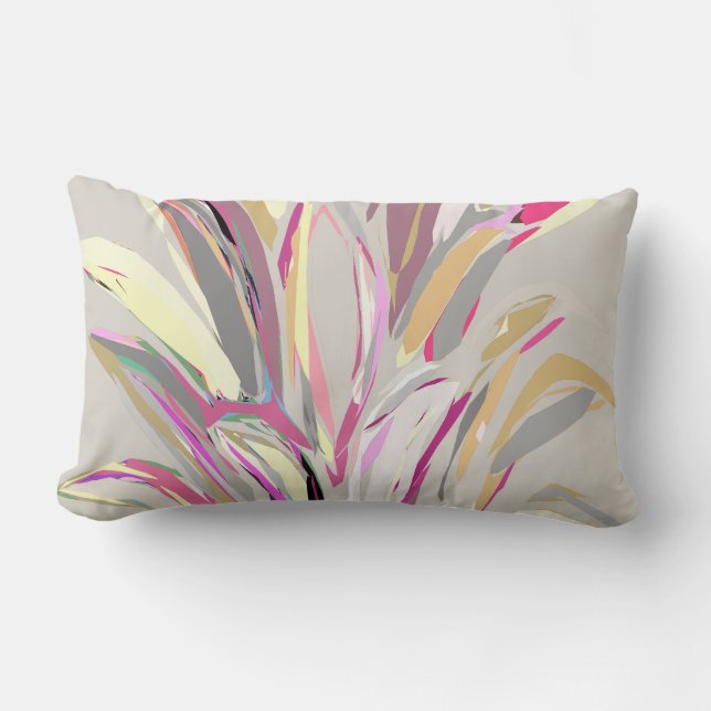 Coussin Rectangle Style d'art vectoriel Plante tropical Abstrait (Recto)